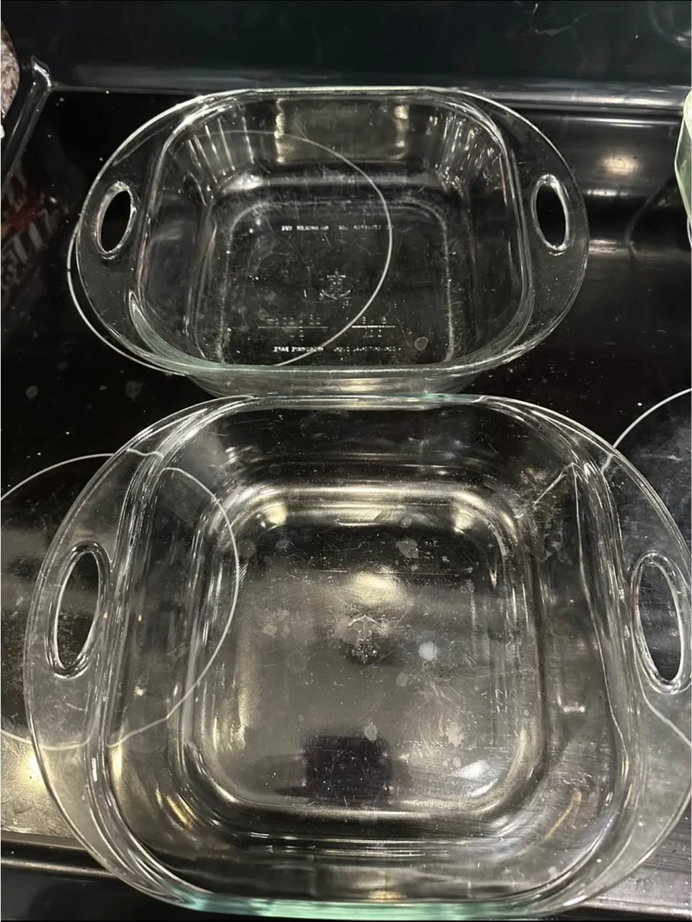 Clear Glass Baking Dish - Different sizes and shapes
